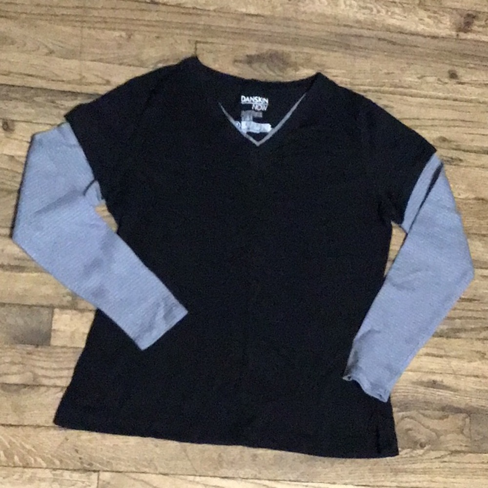 DANSKIN NOW  LONG SLEEVE SHIRT